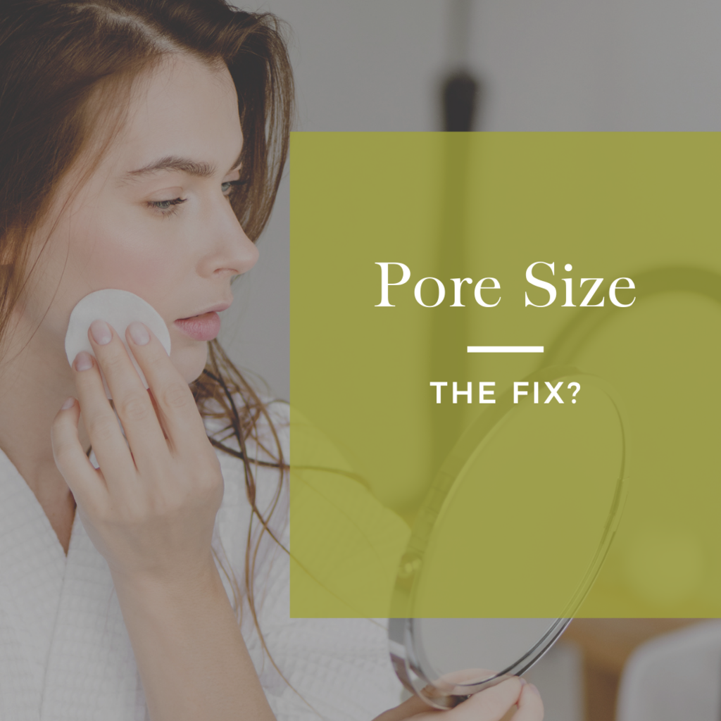 How can I shrink my pores?